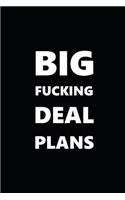 2019 Weekly Planner Funny Theme Big Fucking Deal Plans 134 Pages