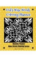 God's Wise Words Coloring Planner