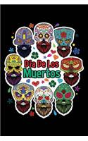 Dia de Los Muertos: Notebook Journal Day of the Dead Party Sugar Skulls