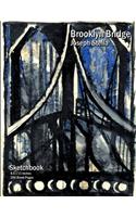Brooklyn Bridge - Joseph Stella - Sketchbook: 8x5x11 Inches - 200 Blank Pages