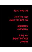 Can't Hurt Me Defy the Odds Make the Best You Inspiration Motivation