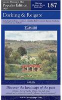 Dorking and Reigate: (No. 187 Cassini Popular Edition Historical Map)