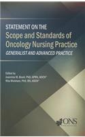 Statement on the Scope and Standards of Oncology Nursing Practice