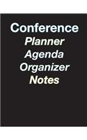 Large Color Coded 5-Day Conference Planner/Organizer/Agenda/Note-Taking - 8.5 x 11 - 44 pages