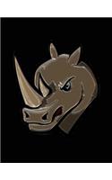 Metallic Rhino Notebook