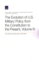 Evolution of U.S. Military Policy from the Constitution to the Present