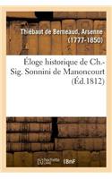 Éloge Historique de Ch.-Sig. Sonnini de Manoncourt