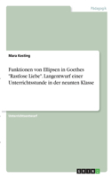 Funktionen von Ellipsen in Goethes 