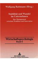 Stabilitaet und Wandel im Unternehmen