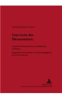 Vom Geist Der Oekonomisten