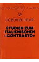Studien Zum Italienischen «Contrasto»