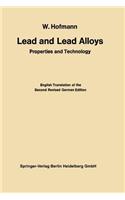 Lead and Lead Alloys