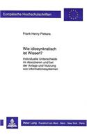 Wie Idiosynkratisch Ist Wissen?