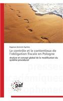 Le Contrôle Et Le Contentieux de L Obligation Fiscale En Pologne