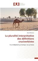 La Pluralité Interprétative Des Définitions Cruciverbistes