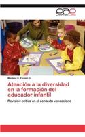 Atención a la diversidad en la formación del educador infantil