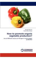 How to promote organic vegetable production?