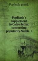 POPLICOLAS SUPPLEMENT TO CATOS LETTER C