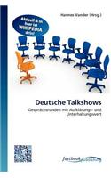 Deutsche Talkshows: (German)