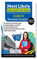 Oswal - Gurukul Business Studies Most Likely CBSE Question Bank for Class 11 Exam 2024 - Chapterwise & Categorywise, Competency Focused Qs, NCERT Qs, Case, Assertion & Reasoning