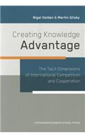 Creating Knowledge Advantage