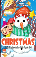 Christmas Coloring Book for Kids Ages 2-4