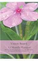 Vision Board 12 Month Planner, 12 Month 2020 Calendar, 5 Year 2020-2024 Calendar for Mapping Out What You're Really Meant to Do Create Simple Abundance Through Radical Transformation & Get Out of Your Own Way U