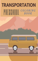 Transportation Preschool Coloring Book