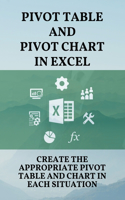 Pivot Table And Pivot Chart In Excel: Create The Appropriate Pivot Table And Chart In Each Situation: Slicer And Pivot Table
