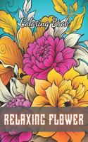 Relaxing Flower Coloring Book For Adult