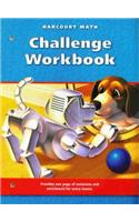 Harcourt School Publishers Math California: Challenge Workbook Gr3: (English)
