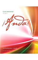 ¡anda! Curso Elemental, Volume 2 Plus Mylab Spanish with Etext (One Semester) -- Access Card Package