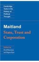 Maitland: State, Trust and Corporation