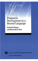 Pragmatic Development in a Second Language