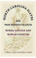 North Carolina Slaves and Free Persons of Color