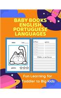 Baby Books English Portuguese Languages Fun Learning for Toddler to Big Kids