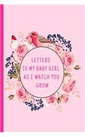 Letters to my baby girl as I watch you grow