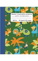 Primary Composition Notebook Level K-2 Story Paper Journal