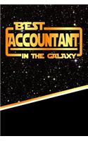 The Best Accountant in the Galaxy: Isometric Dot Paper Notebook Book 120 Pages 6"x9"