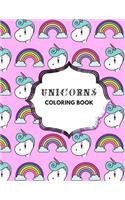 Unicorns Coloring Book