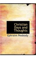 Christian Days and Thoughts