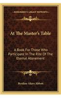 At the Master's Table