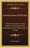 Casual Essays of the Sun