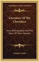 Literature Of The Cherokees