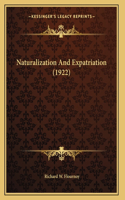 Naturalization And Expatriation (1922)
