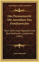 Das Personenrecht Mit Ausschluss Des Familienrechts