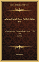 Adatok Erdodi Baro Palffy Miklos V2
