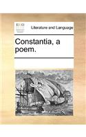 Constantia, a poem.: (English)