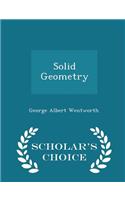 Solid Geometry - Scholar's Choice Edition: (English)