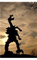 Silhouette of the Wawel Dragon in Krakow Poland Journal: 150 Page Lined Notebook/Diary